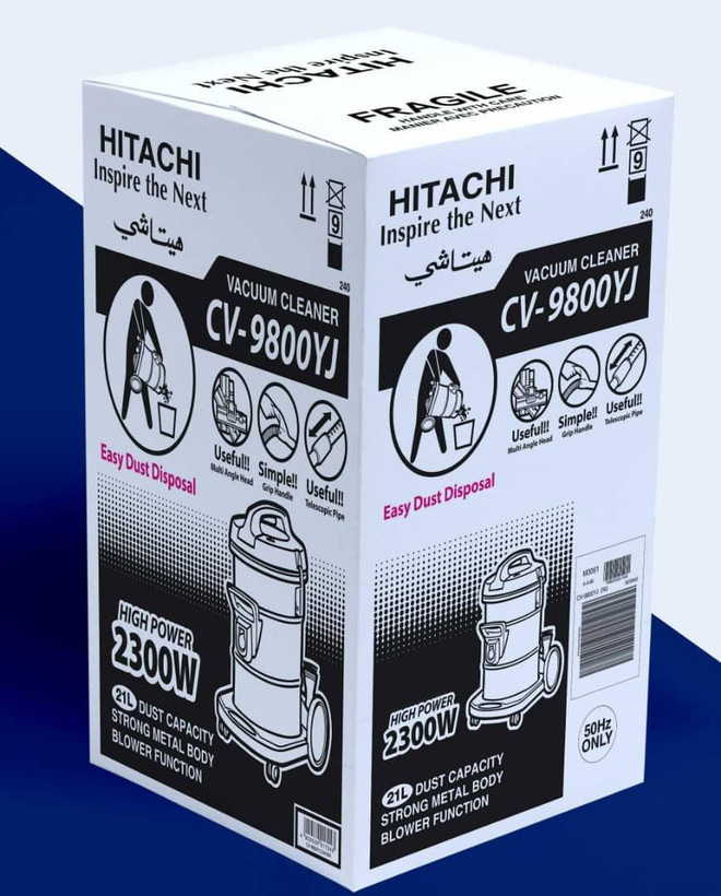 جاروبرقی سطلی هیتاشی مدلCV9800YJ
